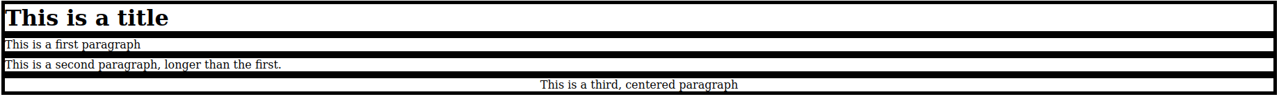 Exercise 1 result